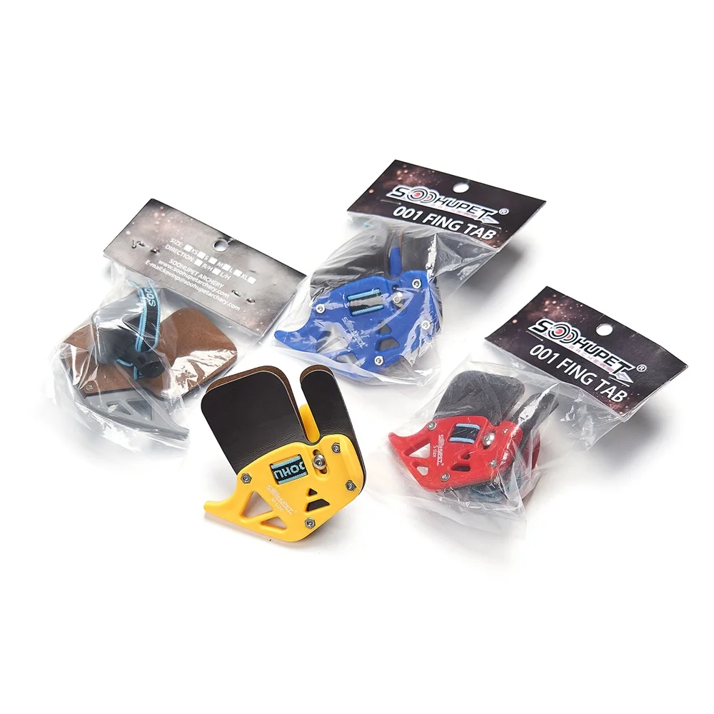 Toparchery protector dedo piel vaca – Tiro arco principiantes diestros - imagen 5