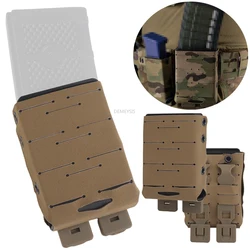 Funda MOLLE ligera para cargadores AR15/M4 con soporte nylon integrado