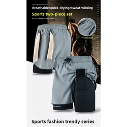 Pantalones cortos de secado rápido para correr transpirables
