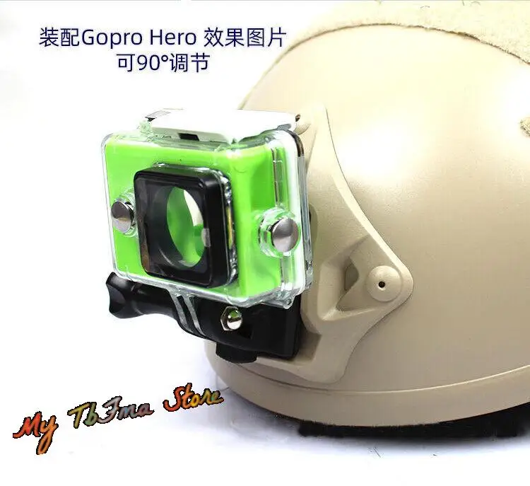 Ejemplo de instalación en casco MICH