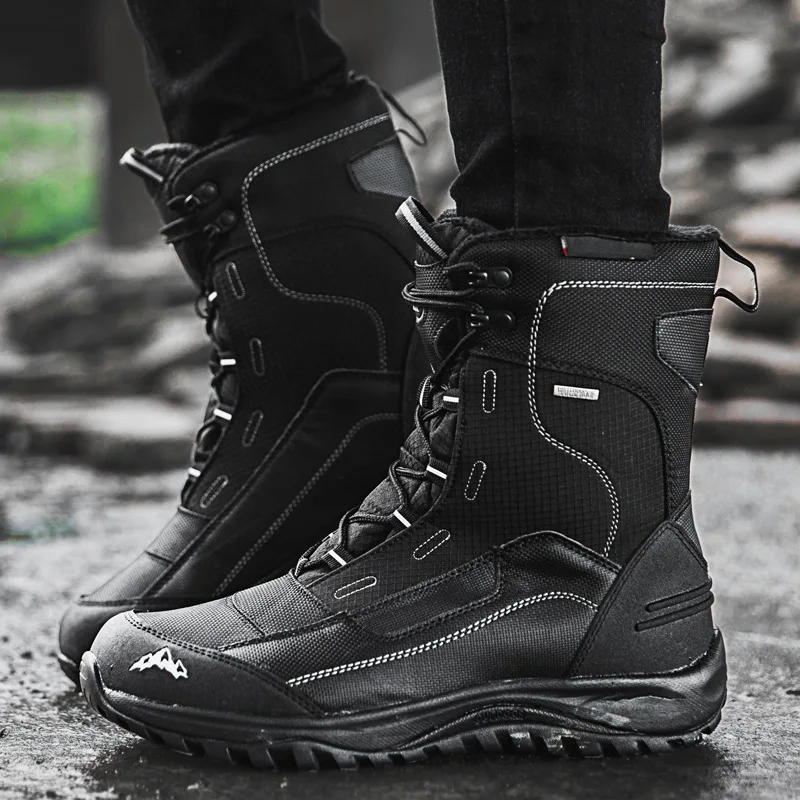 Botas de senderismo impermeables con forro térmico de invierno - imagen 3
