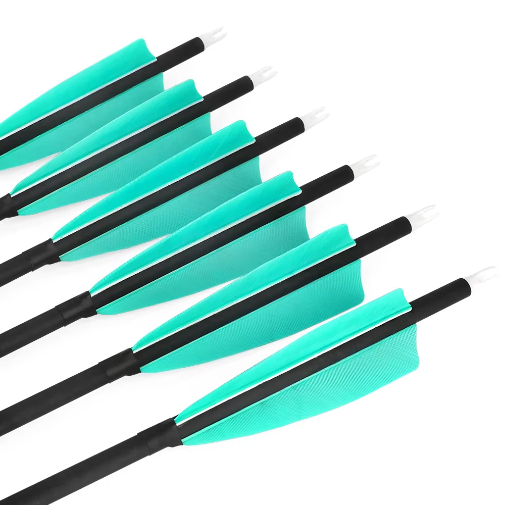 Flechas de carbono caza 28 pulgadas – Puntas intercambiables - imagen 4