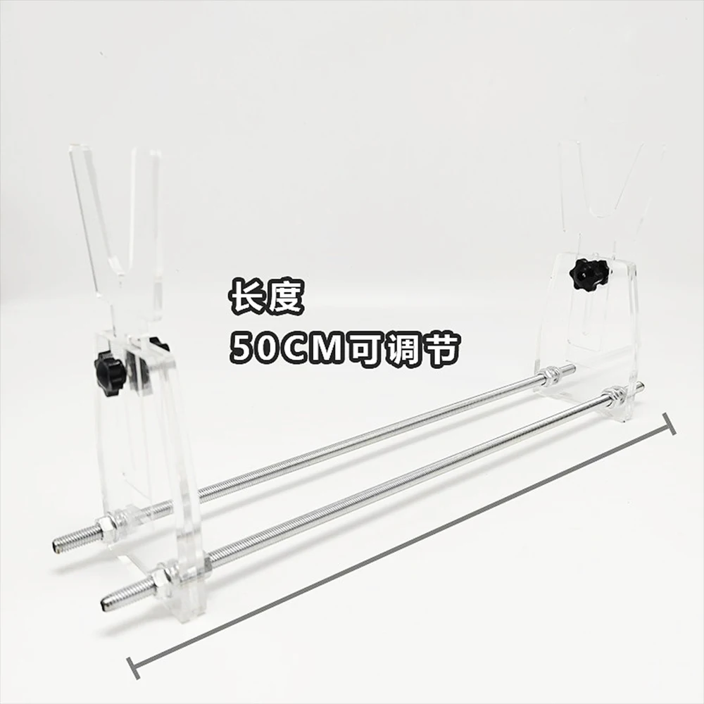 Soporte táctico acrílico para rifle extensible con estante ajustable - imagen 4
