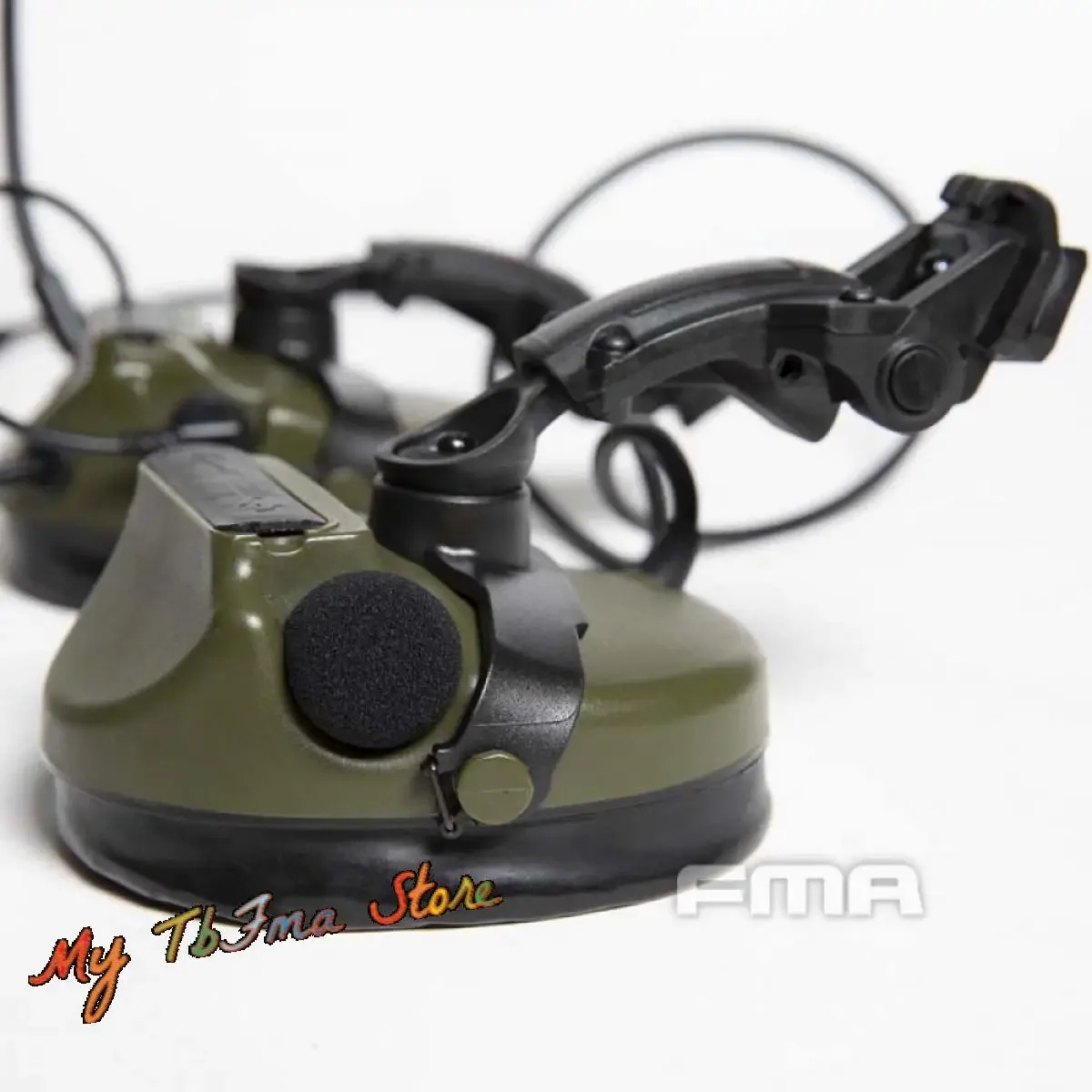 FMA COMTAC FAST Back Flip adaptador casco riel ARC para AMP - imagen 5