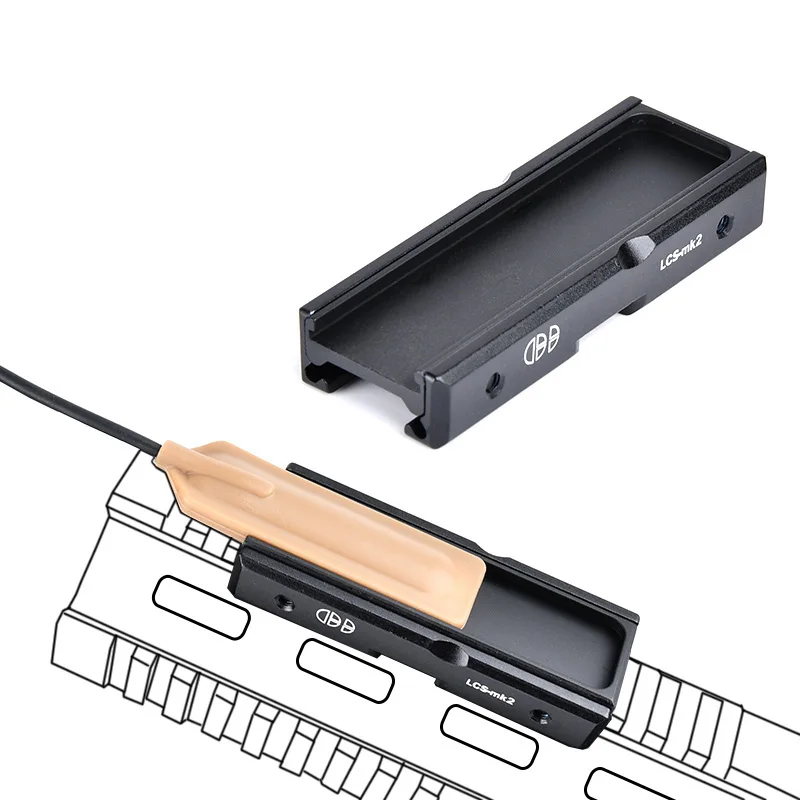 Panel de Control Táctico LCS con Ranura Picatinny para Surefire