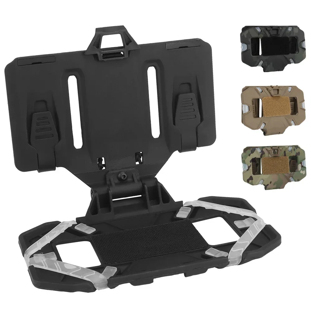 Soporte MOLLE para teléfono móvil – Panel táctico plegable para chaleco y caza - imagen 2