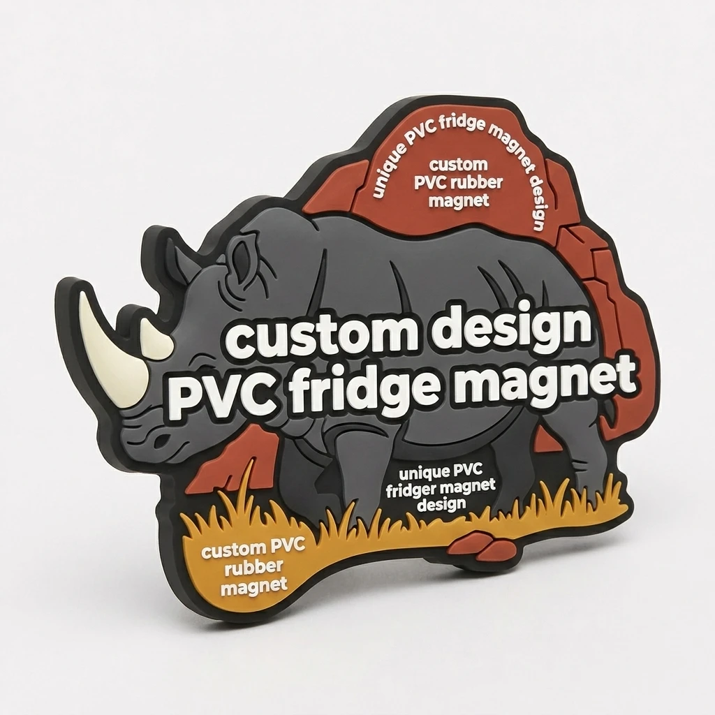 Imán de nevera 3D de PVC personalizado, recuerdo de viaje - imagen 5