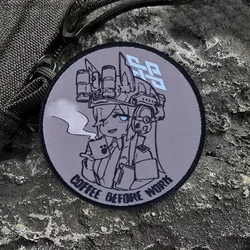 Kanna parche táctico azul – gancho y bucle para mochila