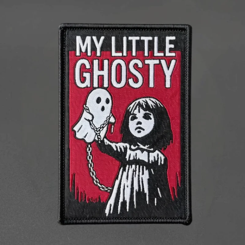 Parche táctico My Little Ghosty adhesivo moral gancho y bucle - imagen 3