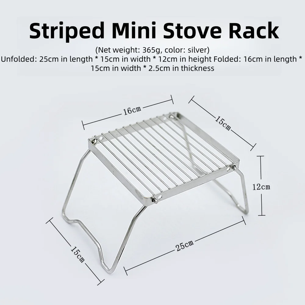 Soporte estufa exterior plegable portátil para hornillo y hervidor - imagen 4