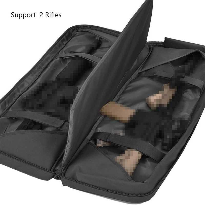 Bolsa táctica Molle reforzada para carabina y estuche pistola doble - imagen 3