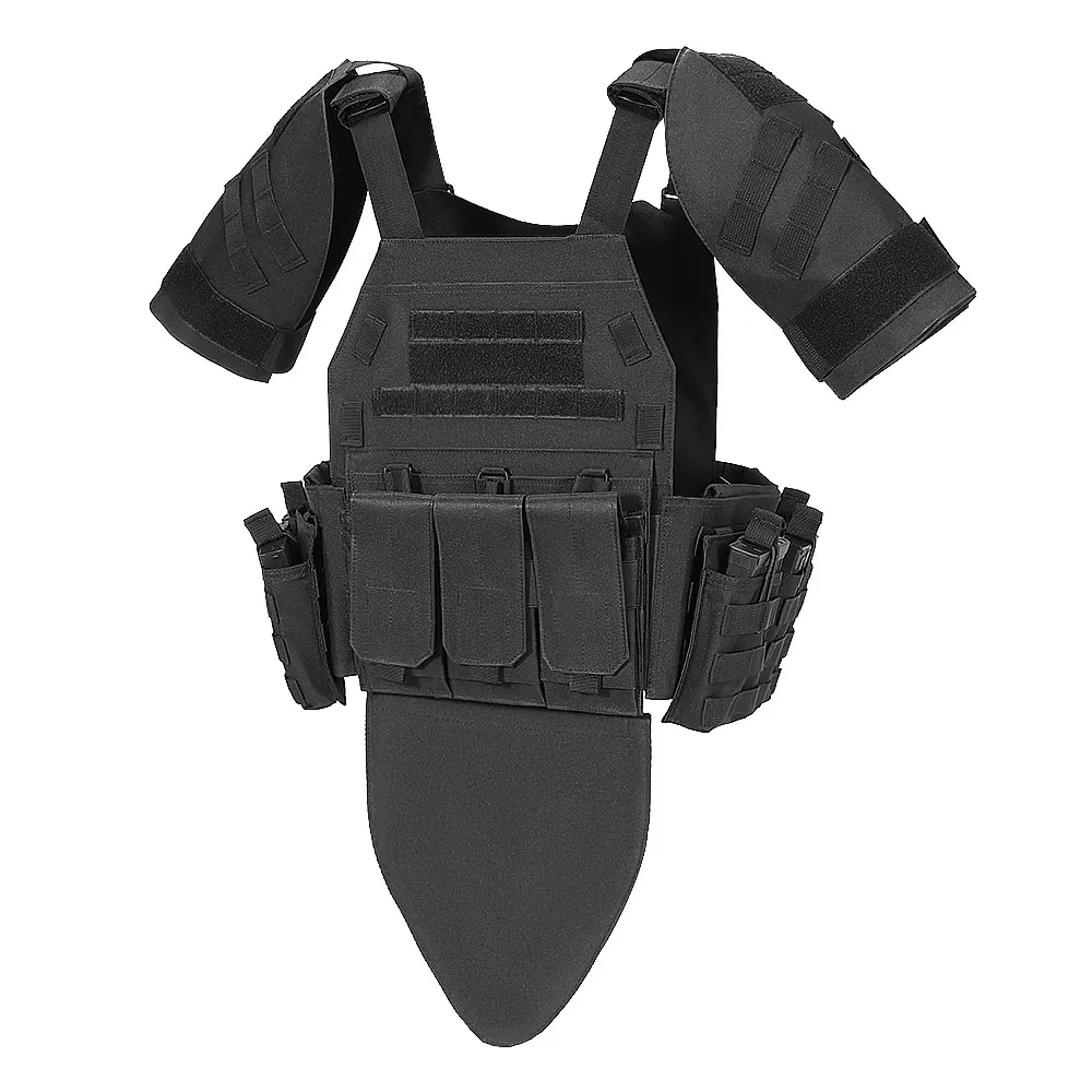 Chaleco táctico modular portaplacas MOLLE airsoft paintball - imagen 2