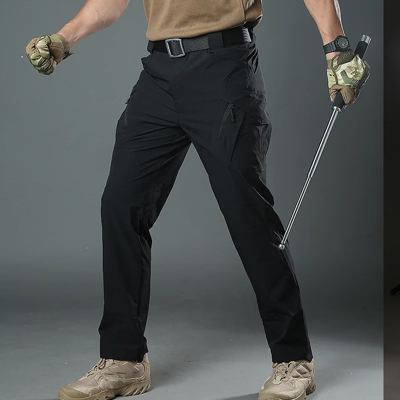 Tom pantalones tácticos verano secado rápido transpirables hombre - imagen 5