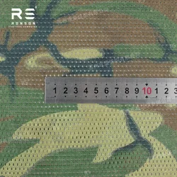 US ERDL Woodland tela camuflaje de malla doble cara, ligera
