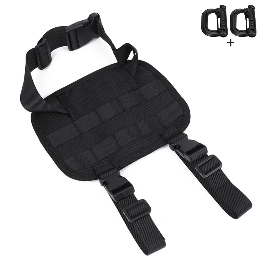 Plataforma MOLLE para pierna transpirable con correas ajustables