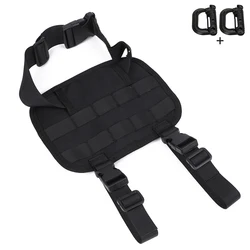Plataforma MOLLE para pierna transpirable con correas ajustables