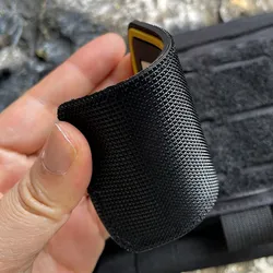 Parche PVC táctico seguridad aérea con brazalete de goma y texto