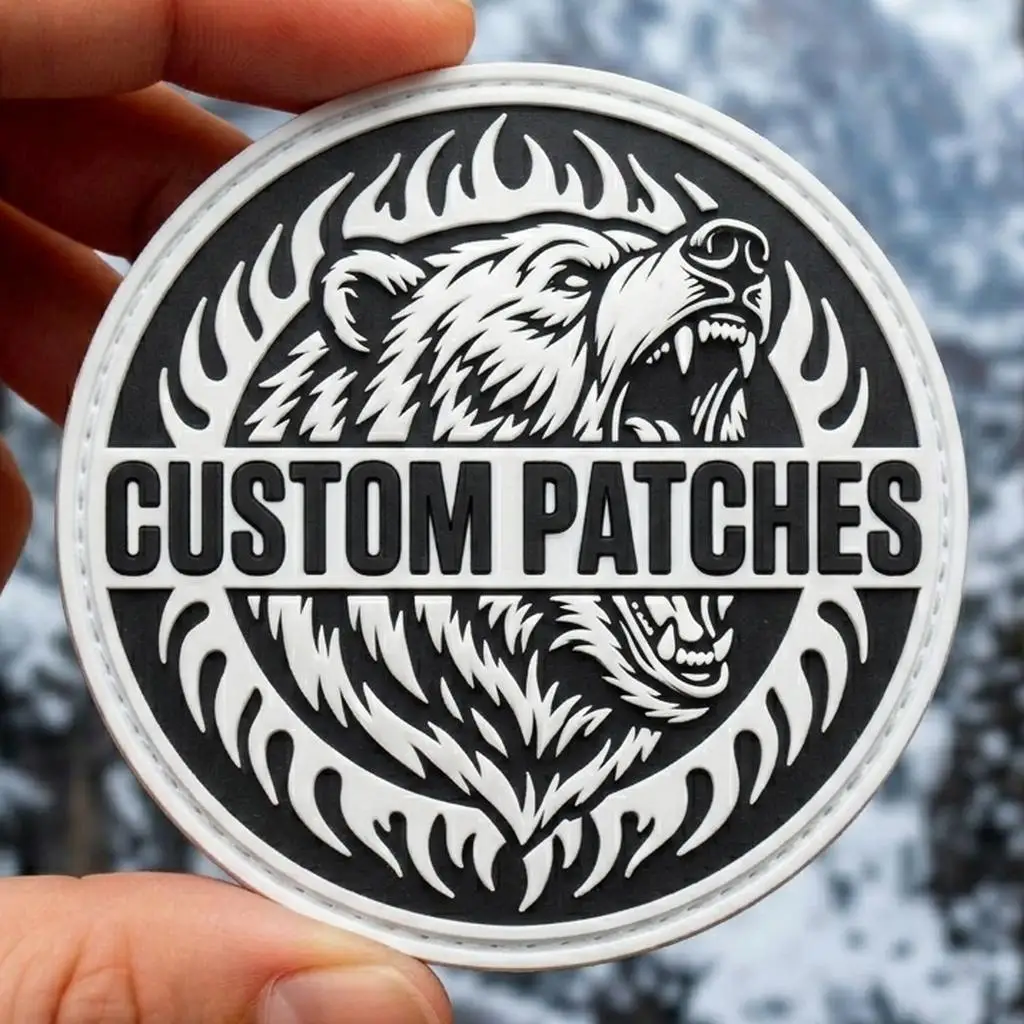 Parche táctico PVC 3D personalizado con velcro gancho-bucle para coser - imagen 5