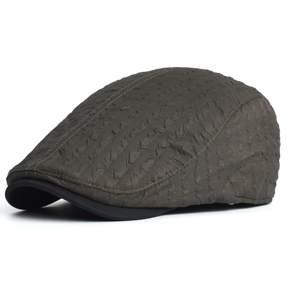 Boina militar gruesa y cálida con visera ajustable vintage - imagen 3