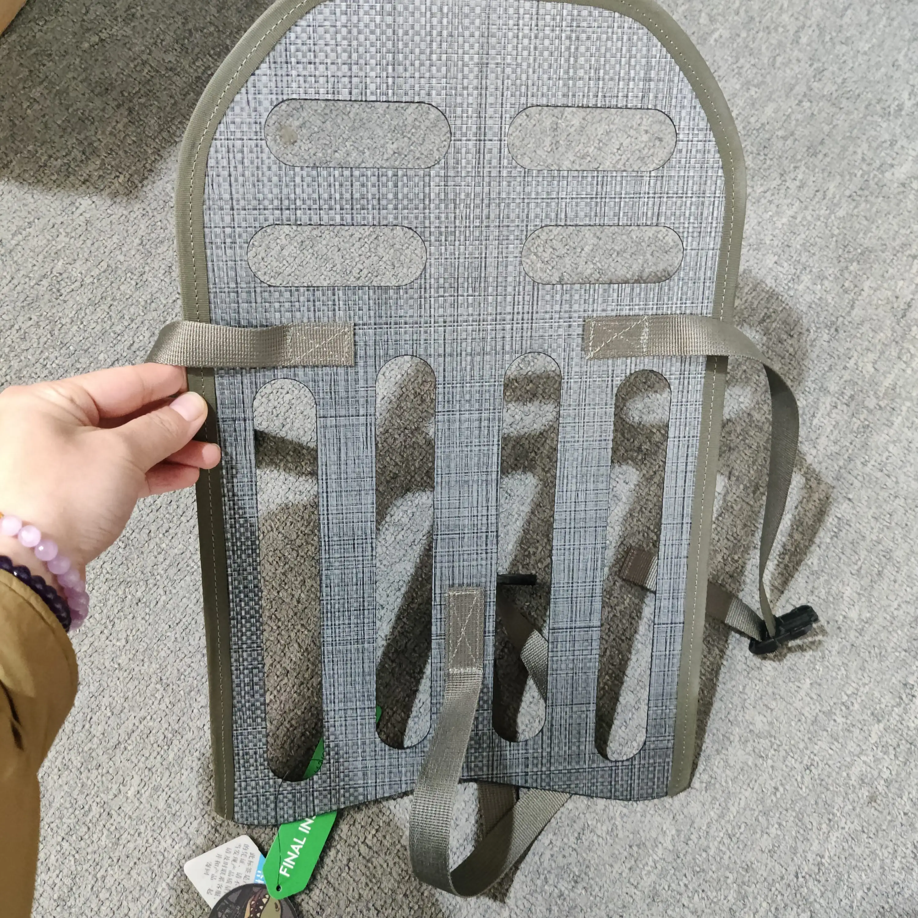 Placa soporte táctica en T para mochila AVS y chalecos