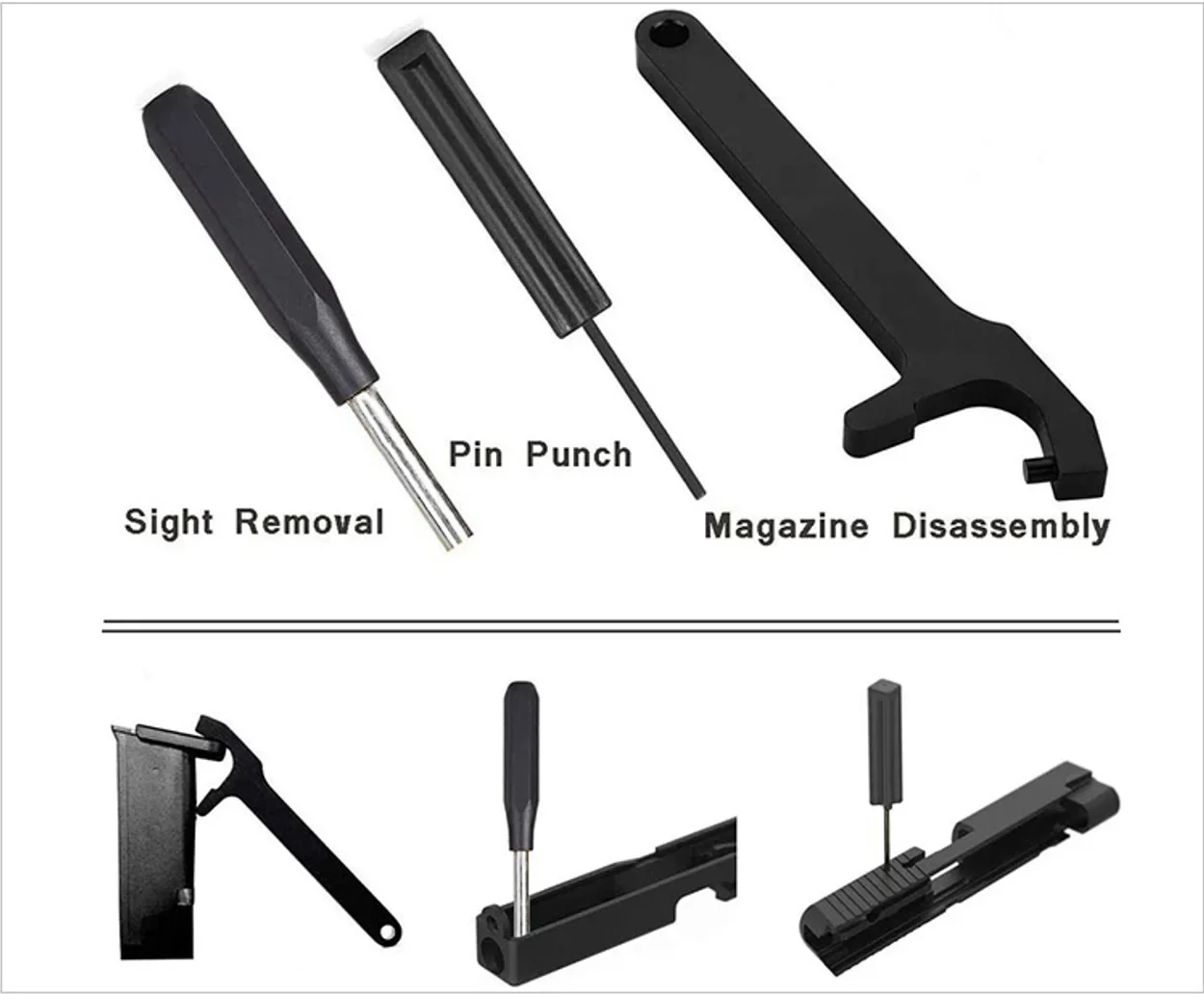 Juego de herramientas metálicas para Glock