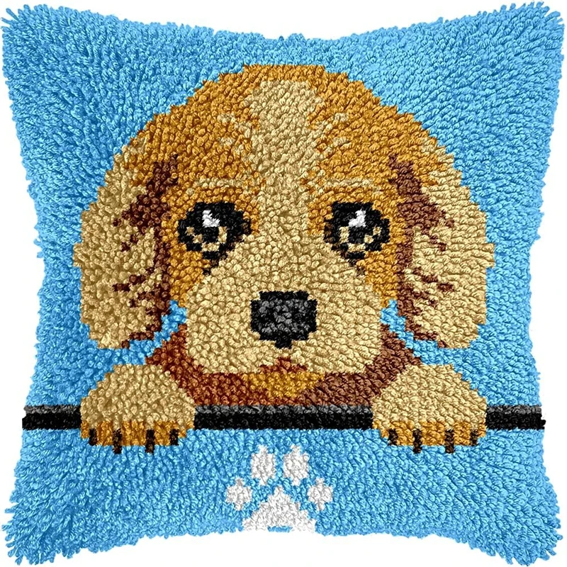 Kit bordado Smyrna con gancho de pestillo y diseños animales - imagen 2