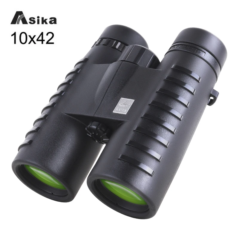 Asika 10X42 HD BAK4 Binoculares senderismo naturaleza