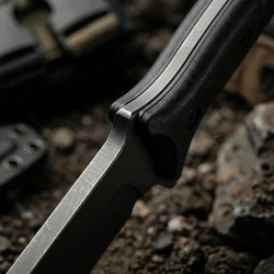 Cuchillo táctico de hoja fija alta dureza para camping y emergencias