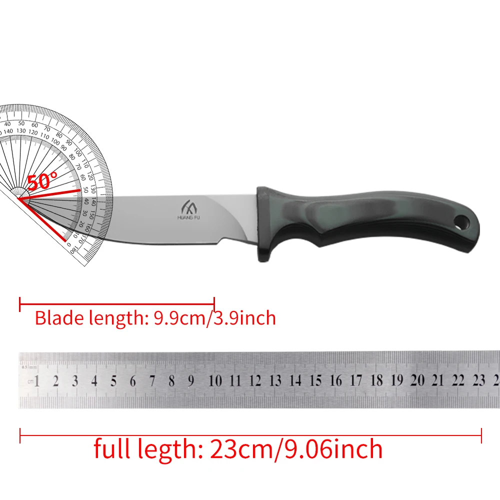 Cuchillo de hoja fija táctico para camping y emergencias - imagen 5