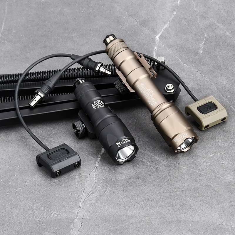 Linterna táctica WADSN M300/M600 con interruptor presión MLOK - imagen 5