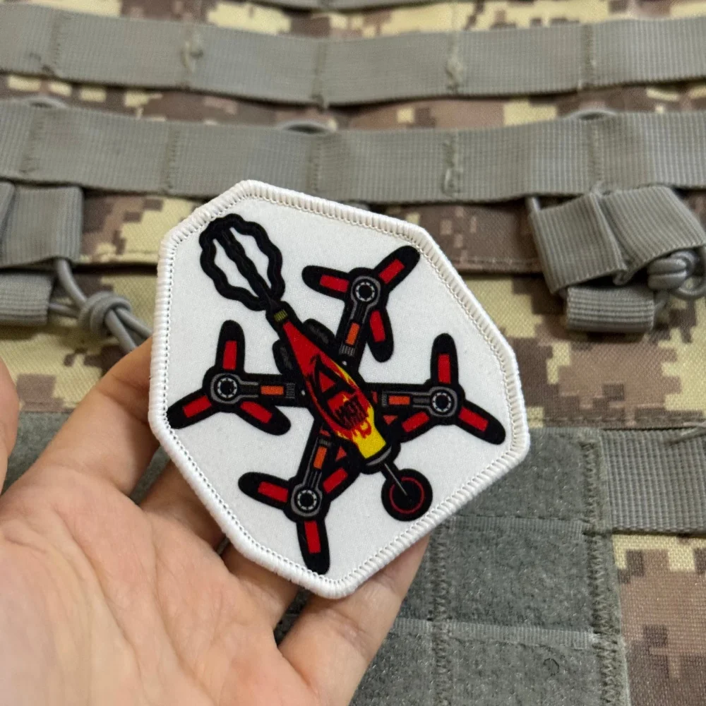 Parche táctico Energy Drone – gancho y bucle para mochila
