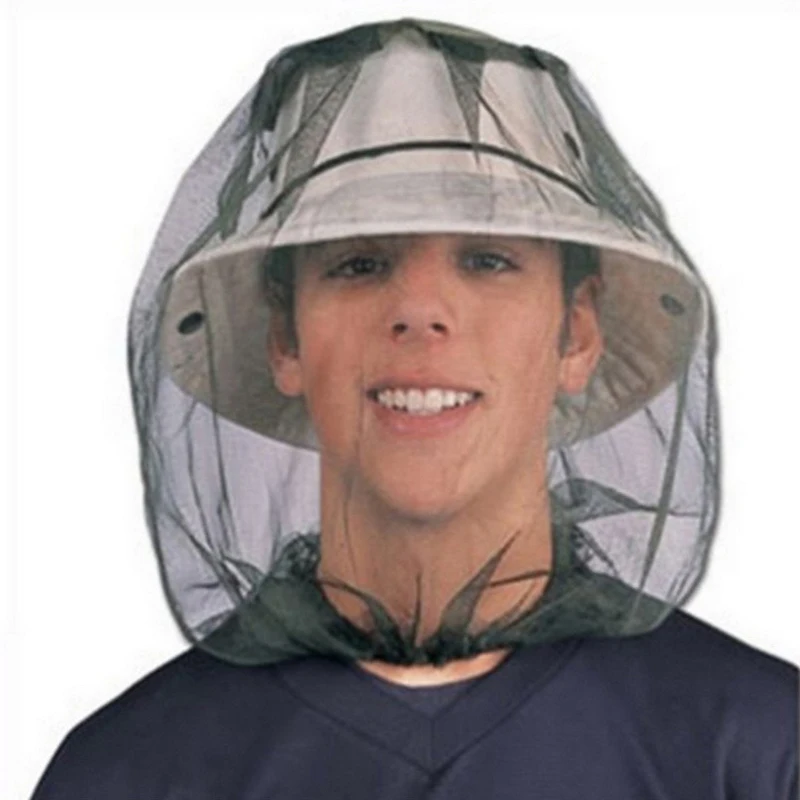 Mosquitera transpirable para cabeza y cara antimosquitos exteriores