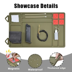 Kit de limpieza de armas tácticas con tapete magnético