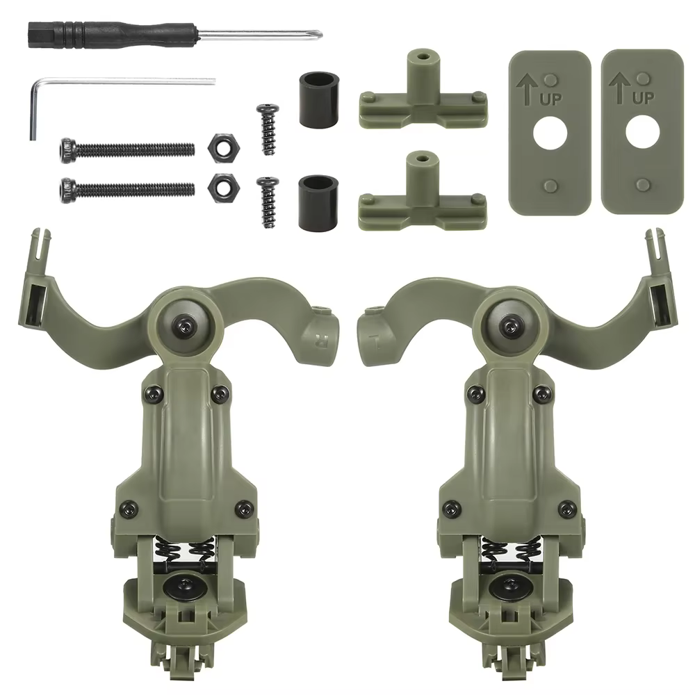 Soporte rail M-Lok giratorio Earmor para auriculares tácticos Ops-Core - imagen 2