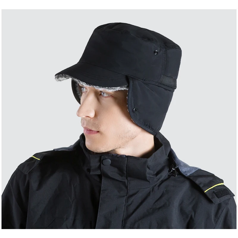 Baseabll Gorro bombardero táctico invierno con orejeras antiviento - imagen 3