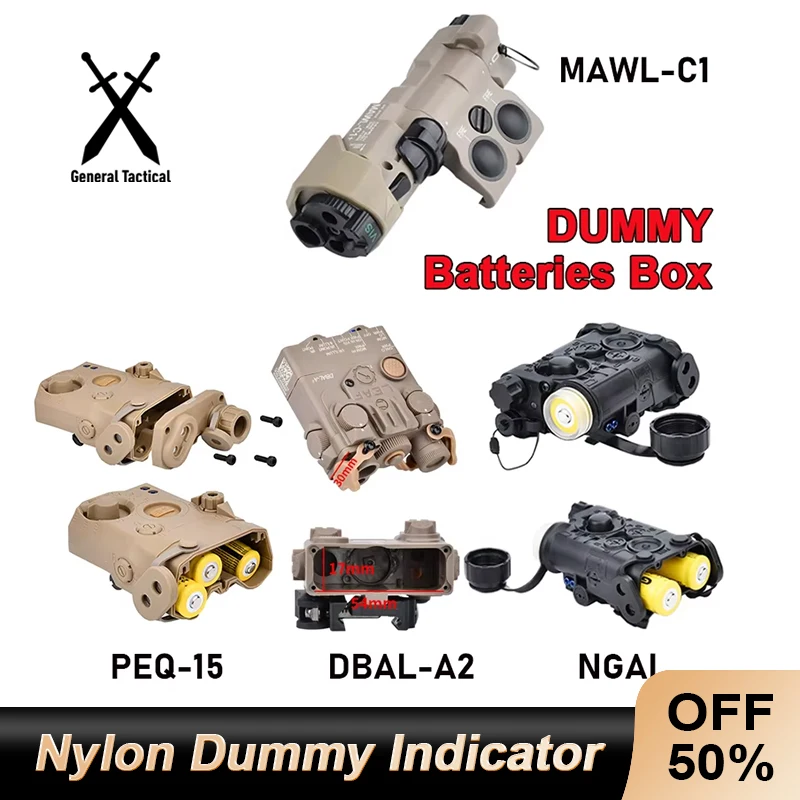 DBAL A2 Airsoft de nylon, indicador táctico con riel Picatinny - imagen 3