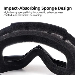 Gafas antipolvo ajustables transpirables para moto y aire libre