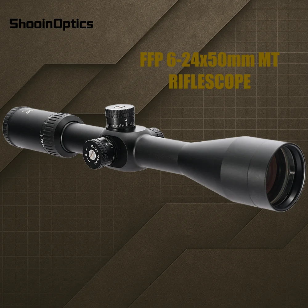 Shooin Optics mira telescópica FFP torretas precisión resistente golpes - imagen 3