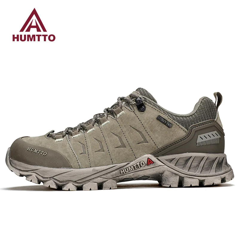 Botas tácticas impermeables HUMTTO piel – Senderismo outdoor hombre - imagen 3