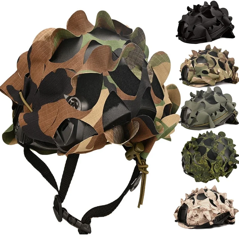FAST funda casco táctico protectora camuflaje 3D corte láser - imagen 5