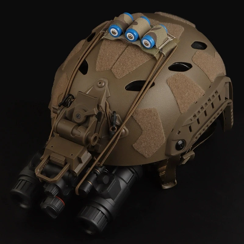 Casco táctico NVG soporte gancho y correa fija elástico - imagen 5