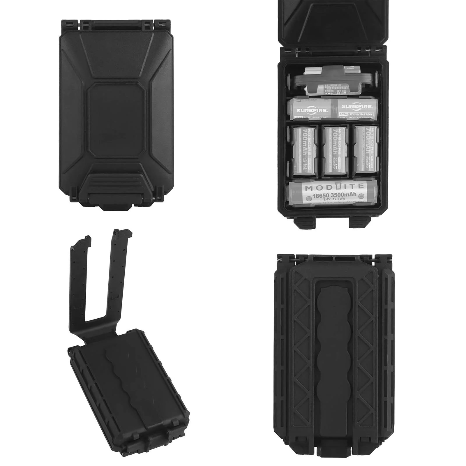 Porta baterías táctico MOLLE impermeable modular para chalecos - imagen 5