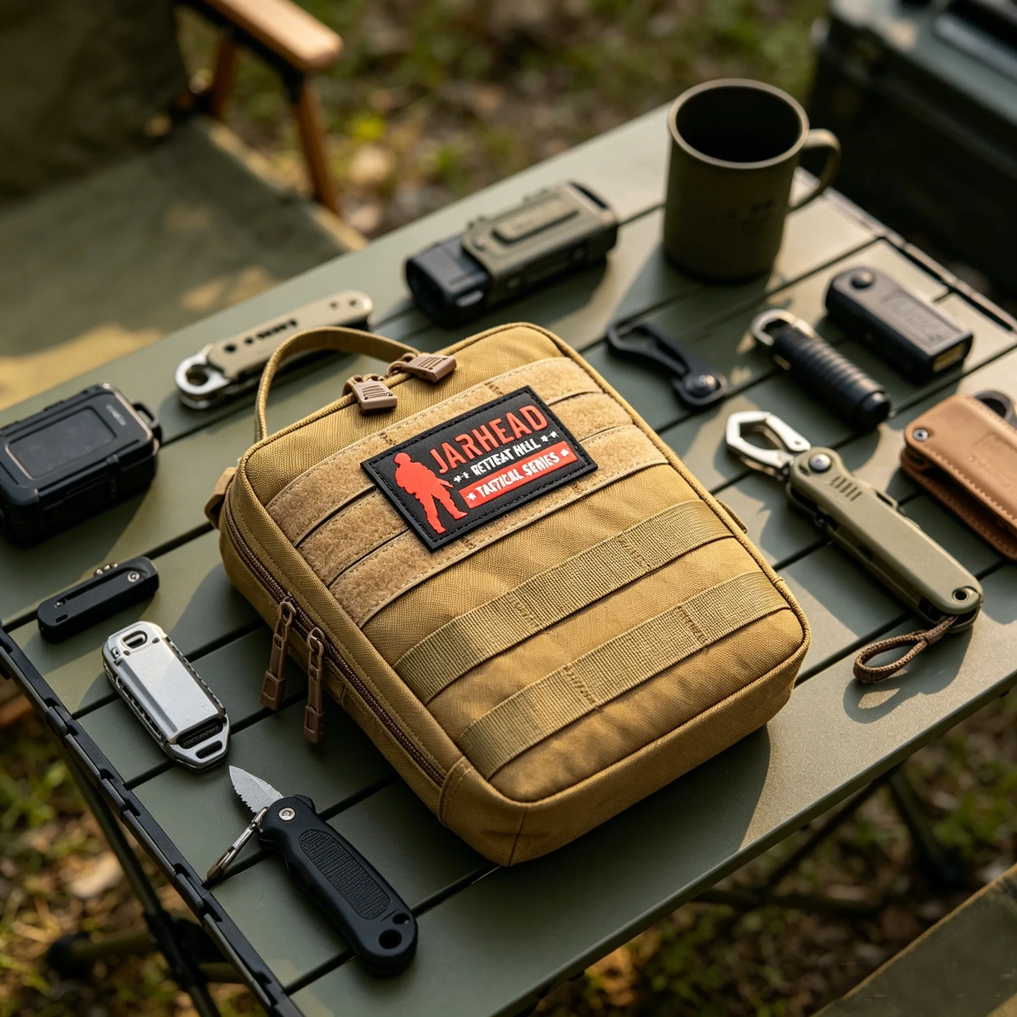 Bolsa táctica MOLLE para herramientas y kit de supervivencia - imagen 4