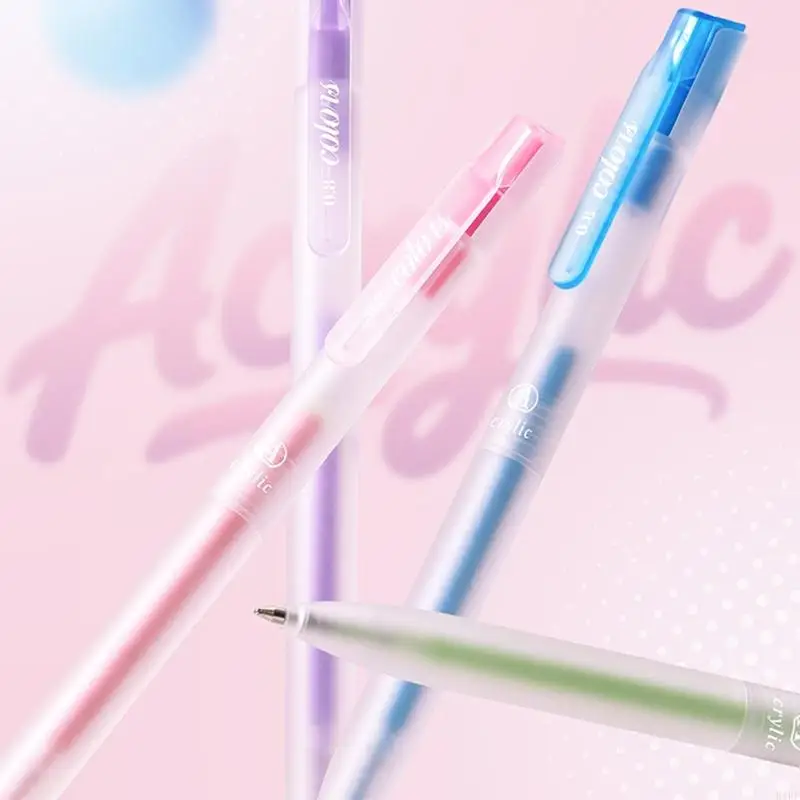 Bolígrafo gel retráctil de punta fina para diario, dibujo - imagen 2