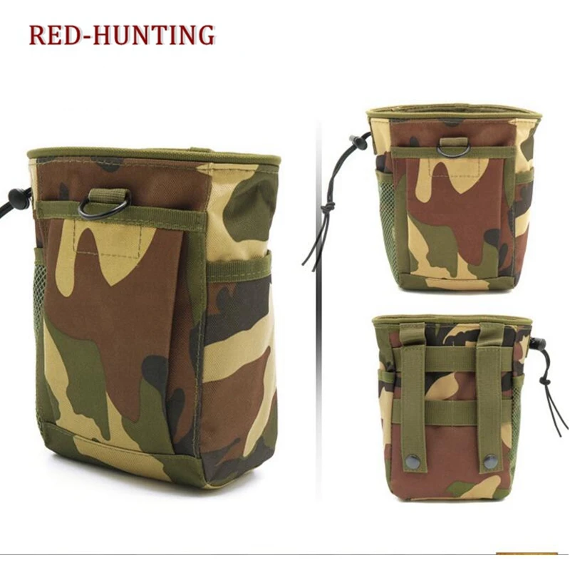 Bolsa táctica MOLLE con cordón para cargadores y riñonera práctica