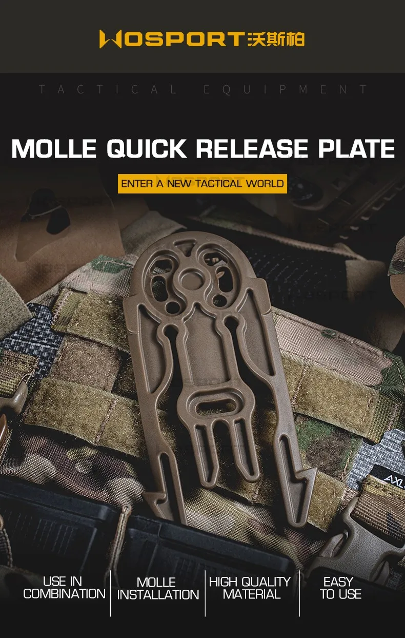 Montaje y fijación en MOLLE