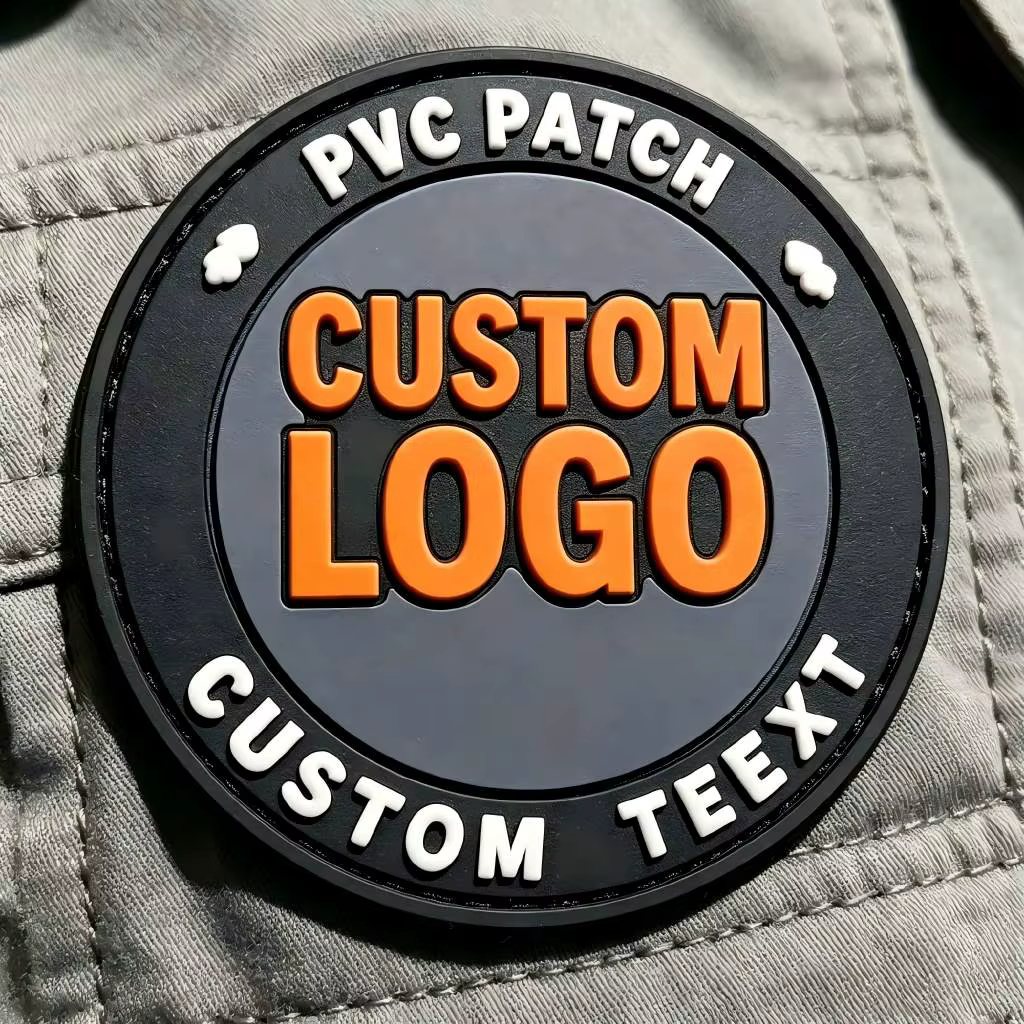 Parche de goma PVC transparente ecológico con logotipo para coser - imagen 5