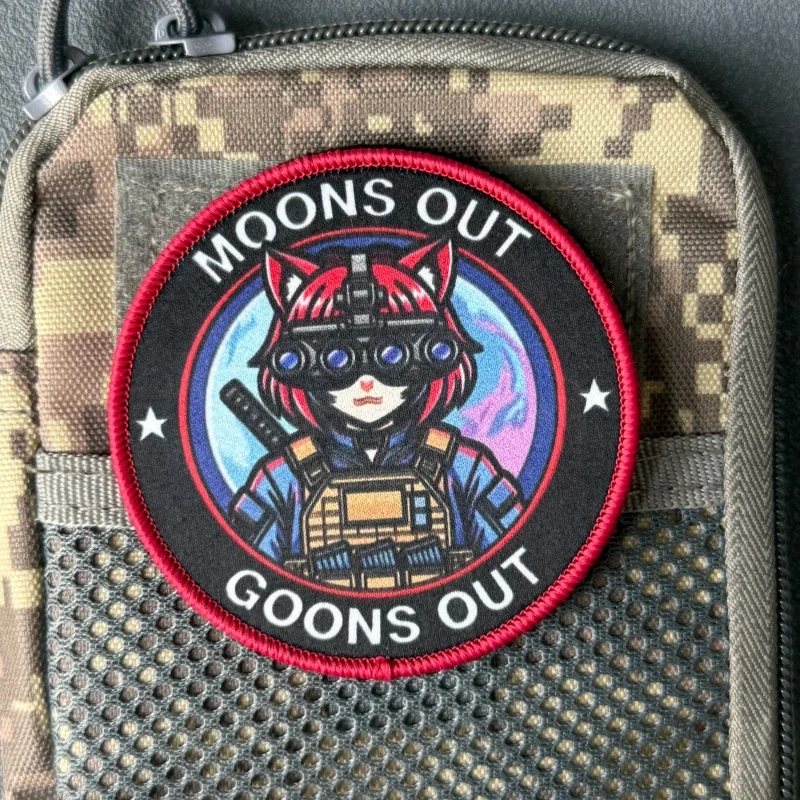Parche táctico moral estilo anime para chicas con velcro - imagen 4
