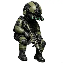 Figura soldado en miniatura PET – Diseño creativo de calidad
