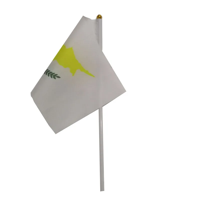 Bandera de Chipre para agitar con la mano – resistente - imagen 4